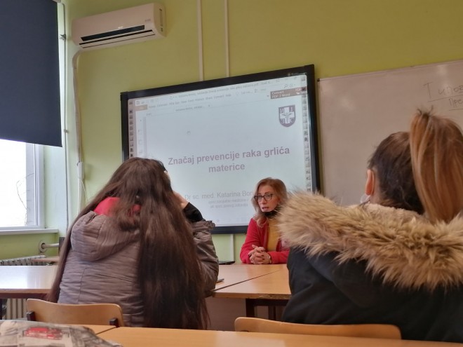 Предавање на тему "Превенција рака грлића материце"